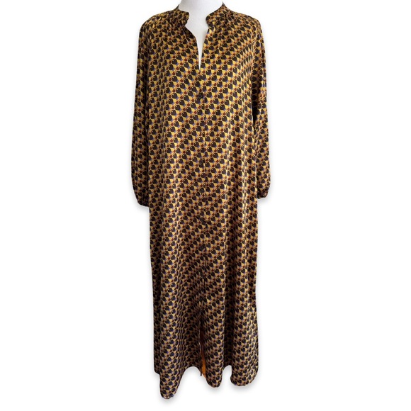ZARA Abstract 70’s Tunic Midi Dress F/W 2022 - Picture 1 of 9